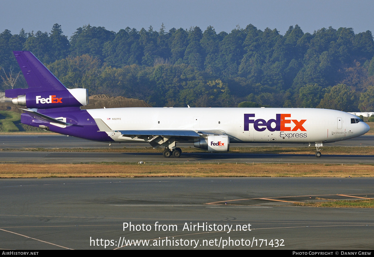 Aircraft Photo of N527FE | McDonnell Douglas MD-11/F | FedEx Express - Federal Express | AirHistory.net #171432