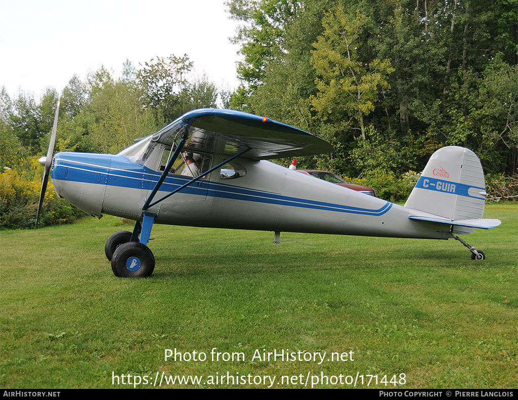 Aircraft Photo of C-GUIR | Cessna 140 | AirHistory.net #171448