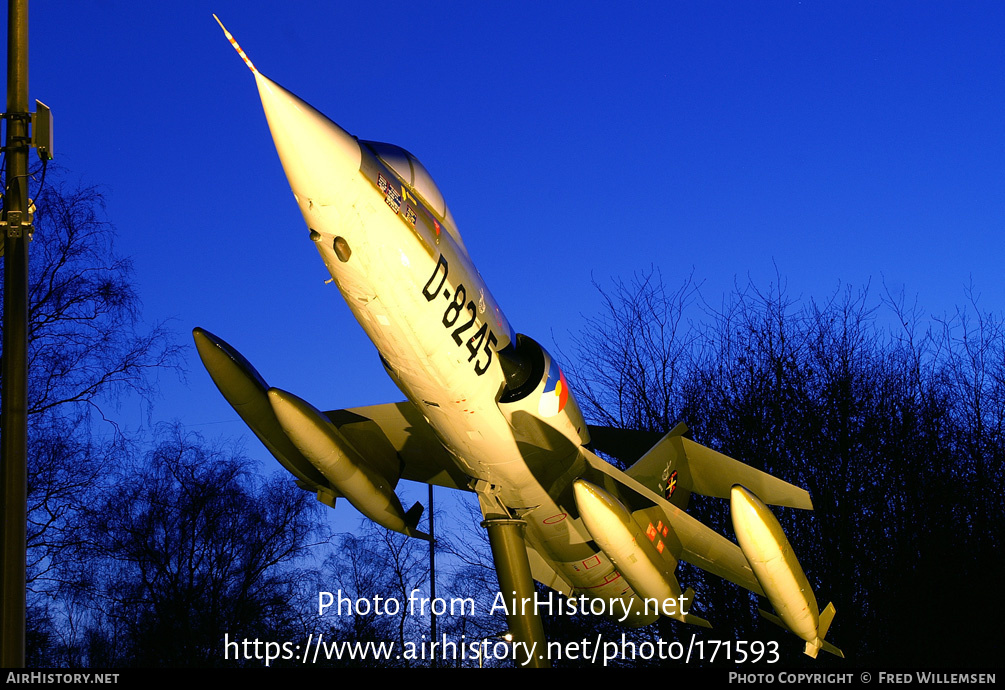 Aircraft Photo of D-8245 | Lockheed F-104G Starfighter | Netherlands - Air Force | AirHistory.net #171593