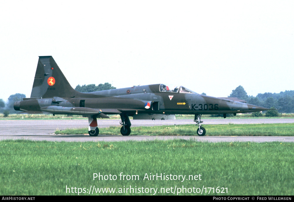 Aircraft Photo of K-3036 | Canadair NF-5A | Netherlands - Air Force | AirHistory.net #171621