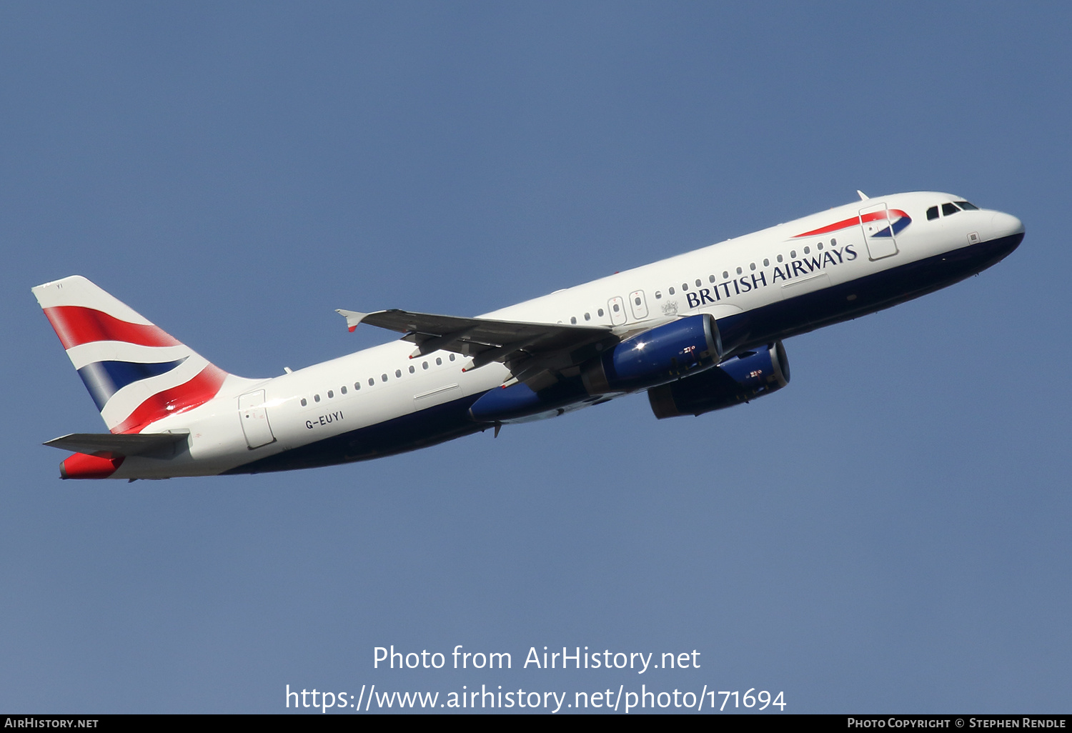 Aircraft Photo of G-EUYI | Airbus A320-232 | British Airways | AirHistory.net #171694