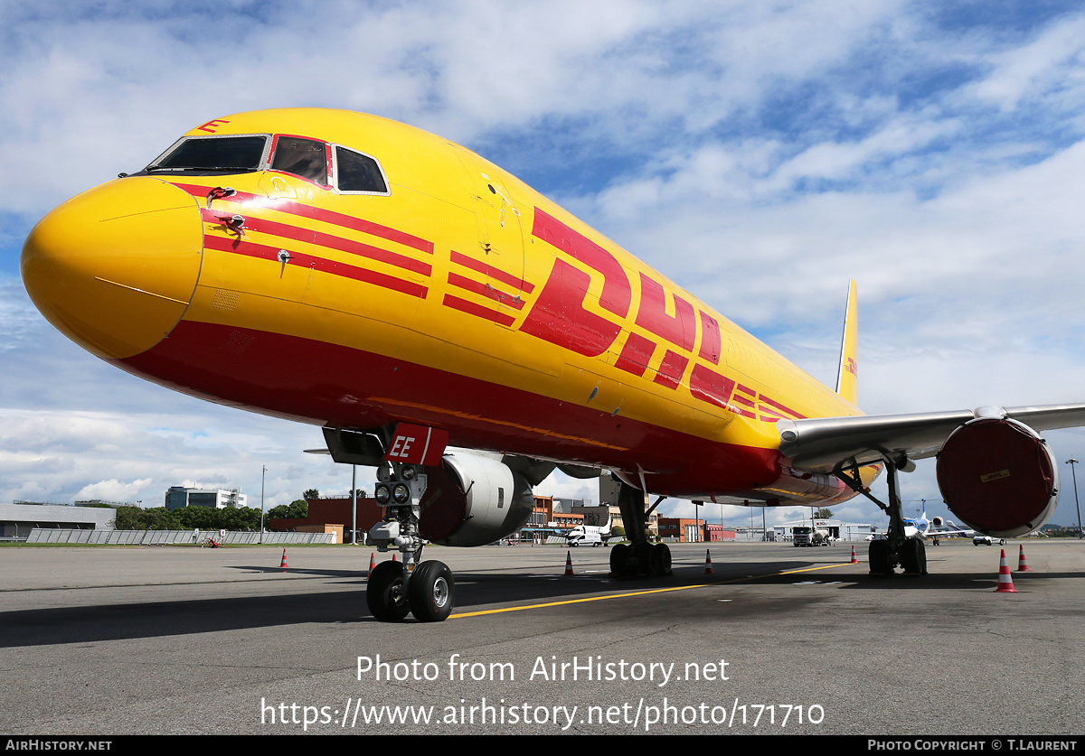 Aircraft Photo of D-ALEE | Boeing 757-236/SF | DHL International | AirHistory.net #171710