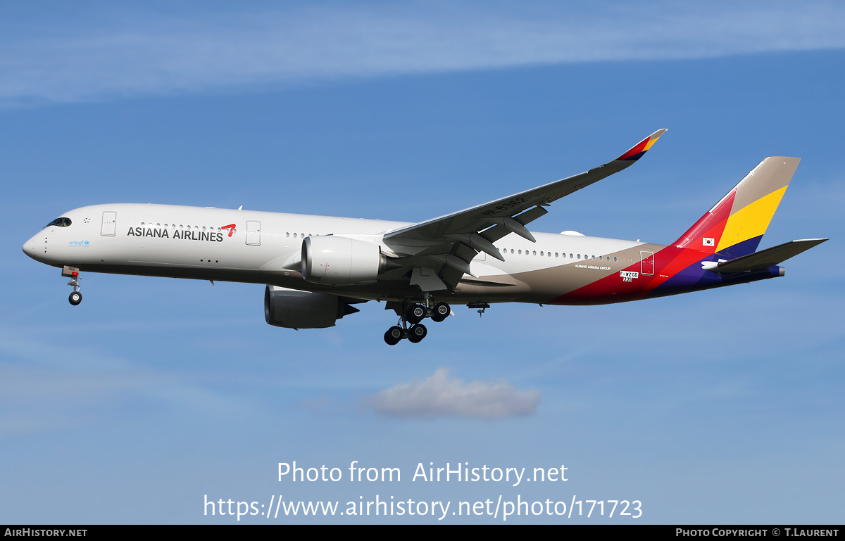 Aircraft Photo of F-WZGD | Airbus A350-941 | Asiana Airlines | AirHistory.net #171723