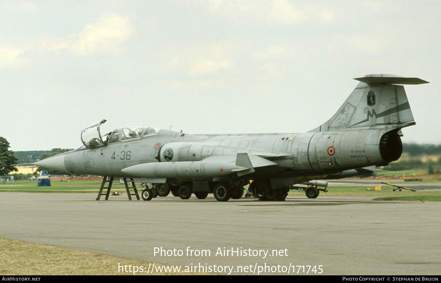 Aircraft Photo of MM54254 | Lockheed TF-104G/M Starfighter | Italy - Air Force | AirHistory.net #171745