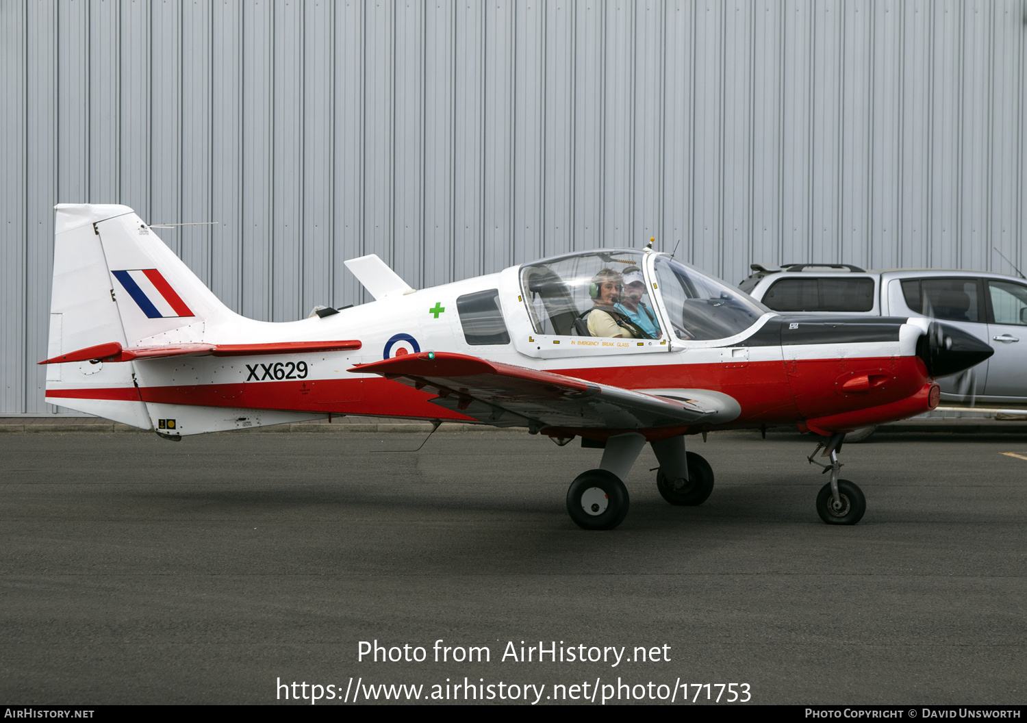 Aircraft Photo of G-BZXZ / XX629 | Scottish Aviation Bulldog 120/121 | UK - Air Force | AirHistory.net #171753