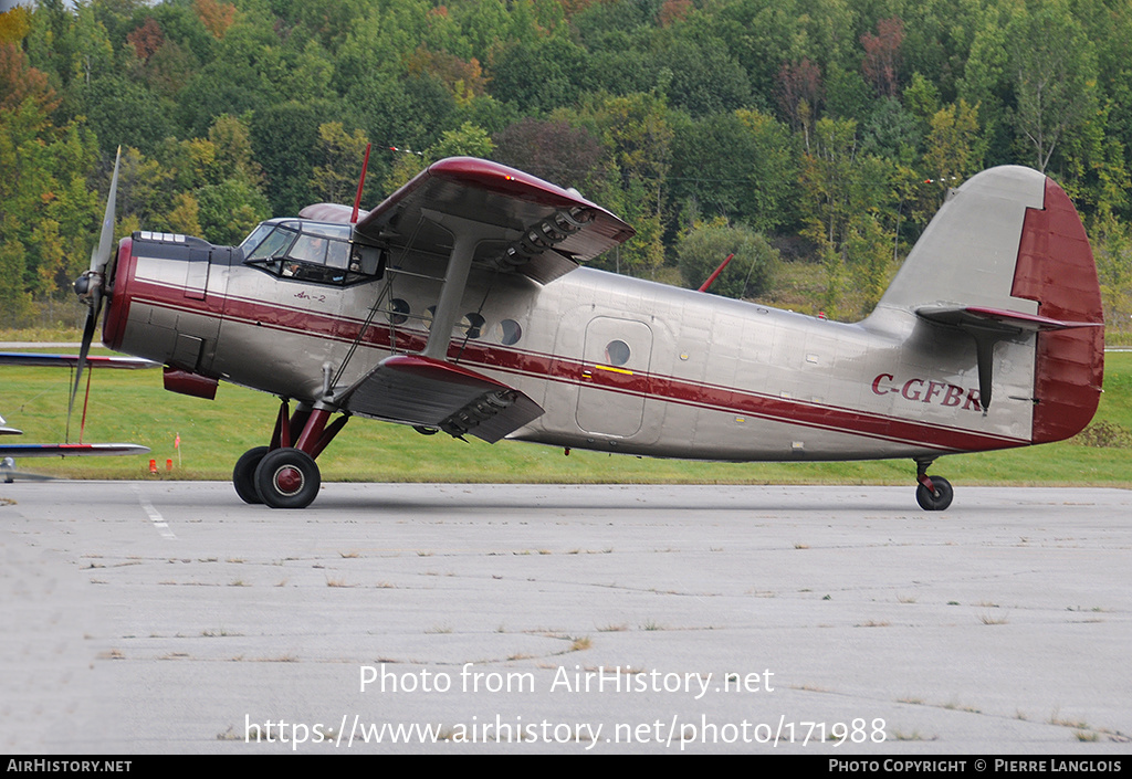 Aircraft Photo of C-GFBR | Antonov An-2P | AirHistory.net #171988