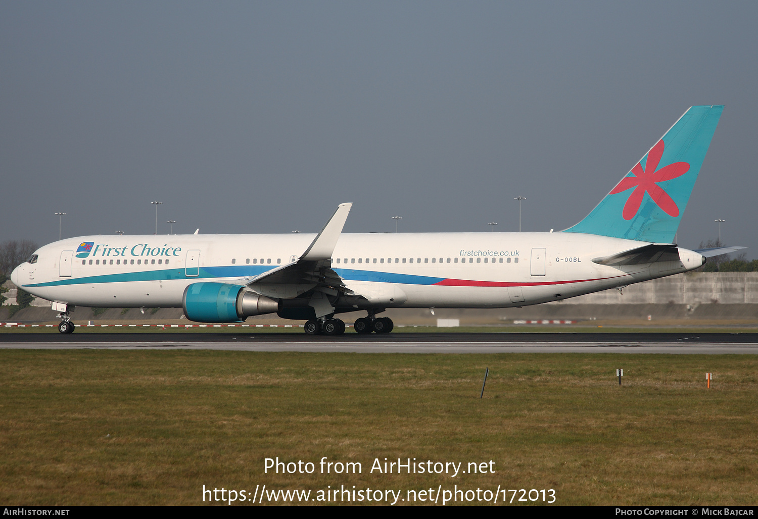 Aircraft Photo of G-OOBL | Boeing 767-324/ER | First Choice Airways | AirHistory.net #172013