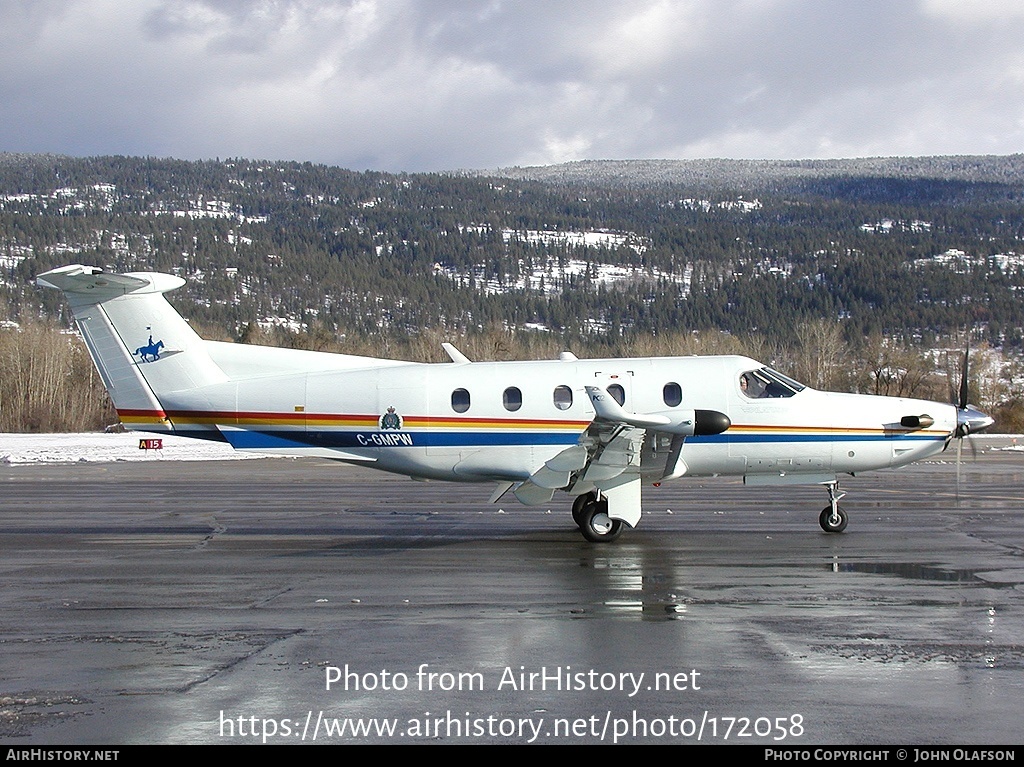 Aircraft Photo of C-GMPW | Pilatus PC-12/45 | Royal Canadian Mounted Police | AirHistory.net #172058