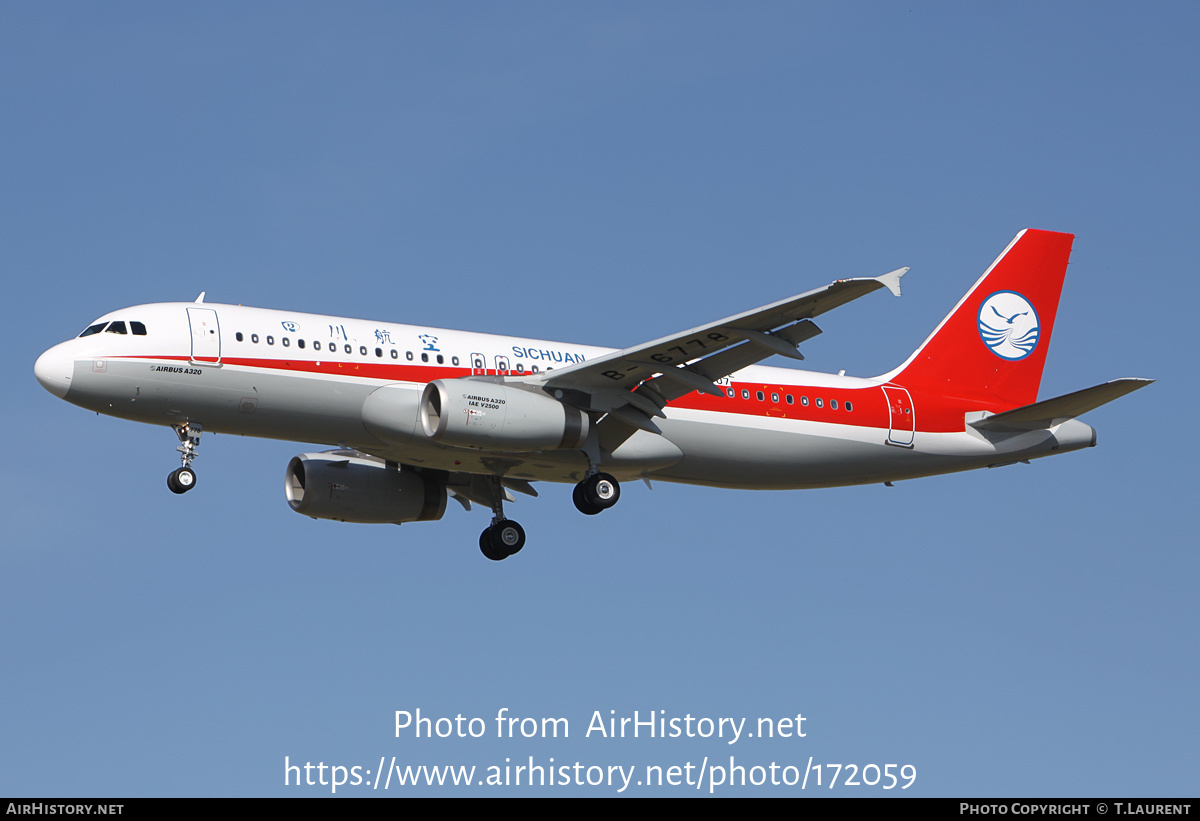 Aircraft Photo of F-WWBE | Airbus A320-232 | Sichuan Airlines | AirHistory.net #172059