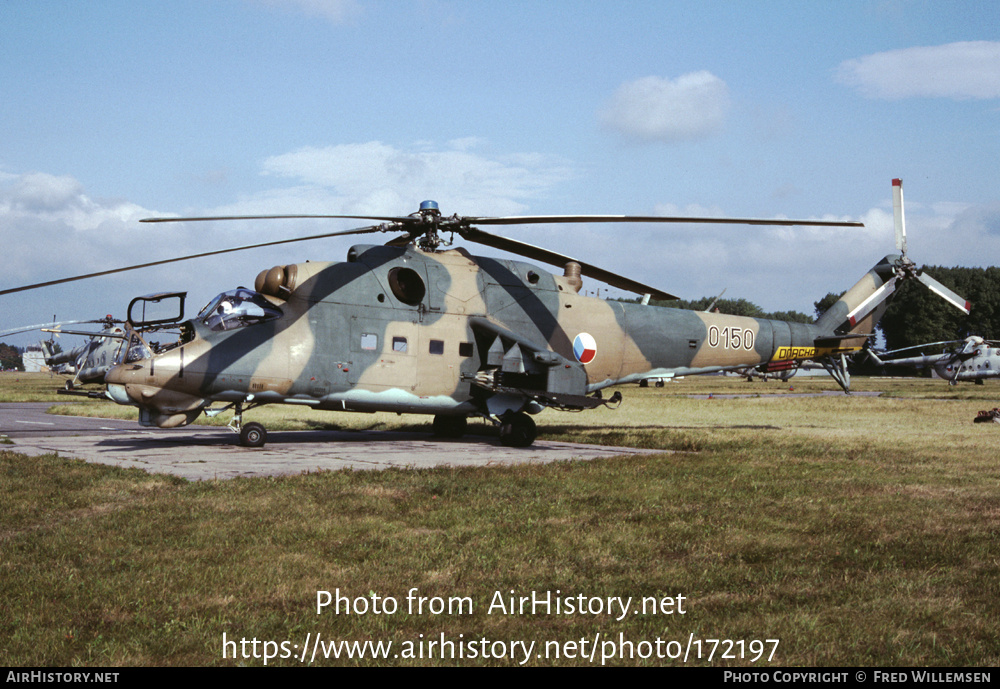 Aircraft Photo of 0150 | Mil Mi-24D | Czechoslovakia - Air Force | AirHistory.net #172197