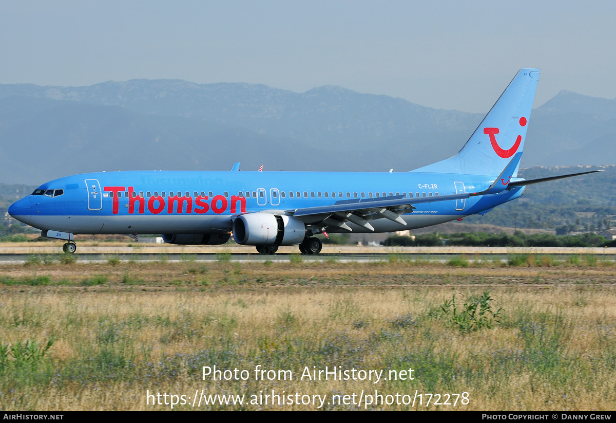 Aircraft Photo of C-FLZR | Boeing 737-8K5 | Thomson Airways | AirHistory.net #172278