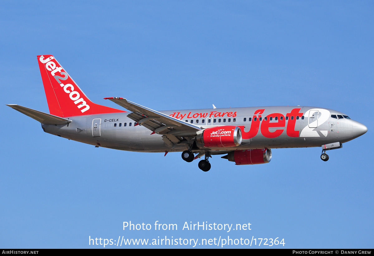 Aircraft Photo of G-CELK | Boeing 737-330 | Jet2 | AirHistory.net #172364