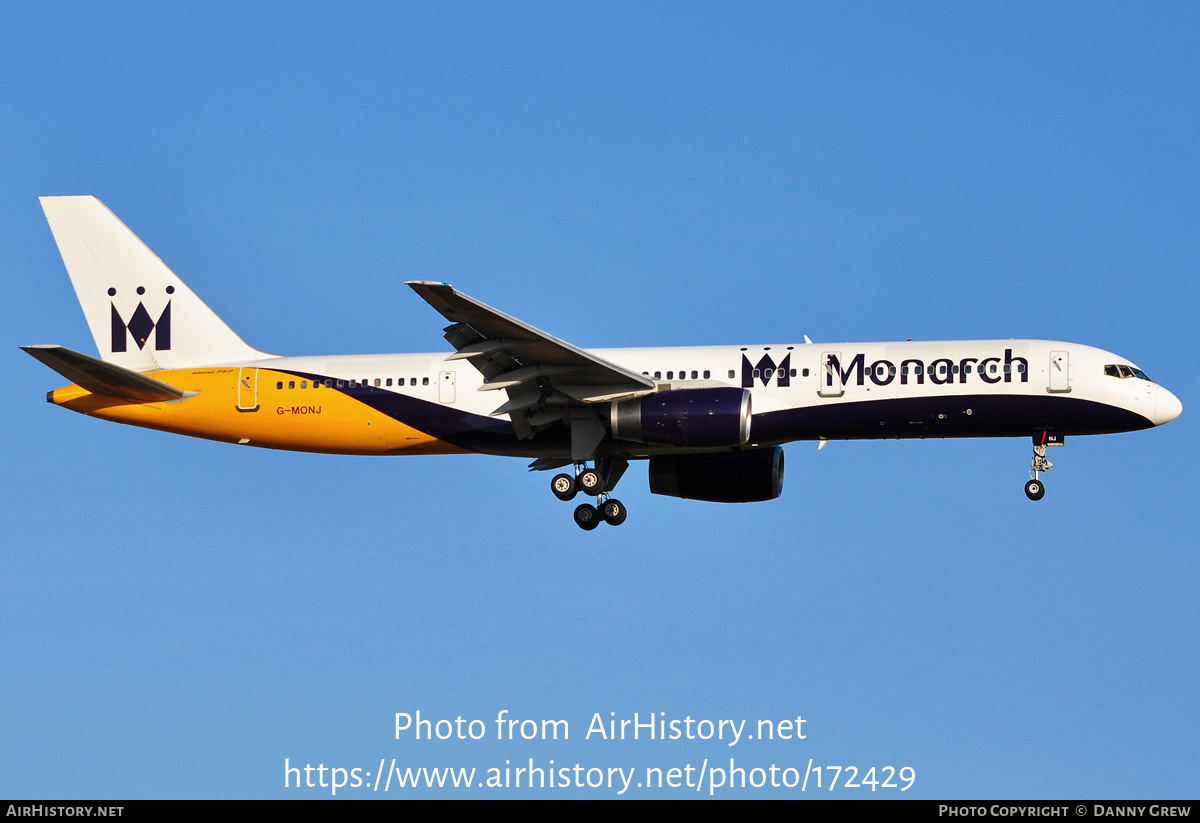 Aircraft Photo of G-MONJ | Boeing 757-2T7 | Monarch Airlines | AirHistory.net #172429