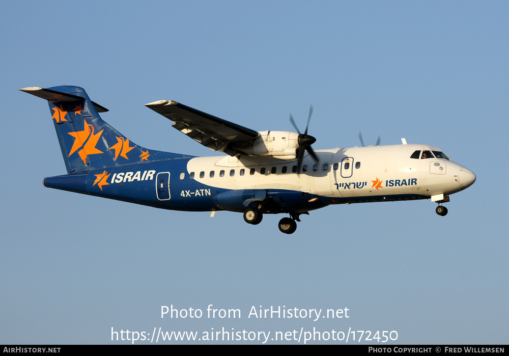 Aircraft Photo of 4X-ATN | ATR ATR-42-320 | Israir | AirHistory.net #172450