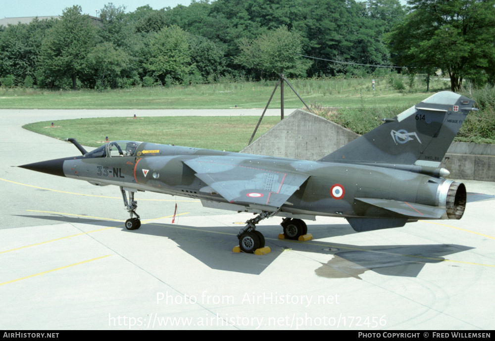 Aircraft Photo of 614 | Dassault Mirage F1CR | France - Air Force | AirHistory.net #172456