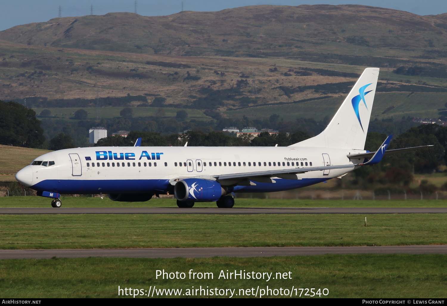 Aircraft Photo of YR-BMI | Boeing 737-8K5 | Blue Air | AirHistory.net #172540