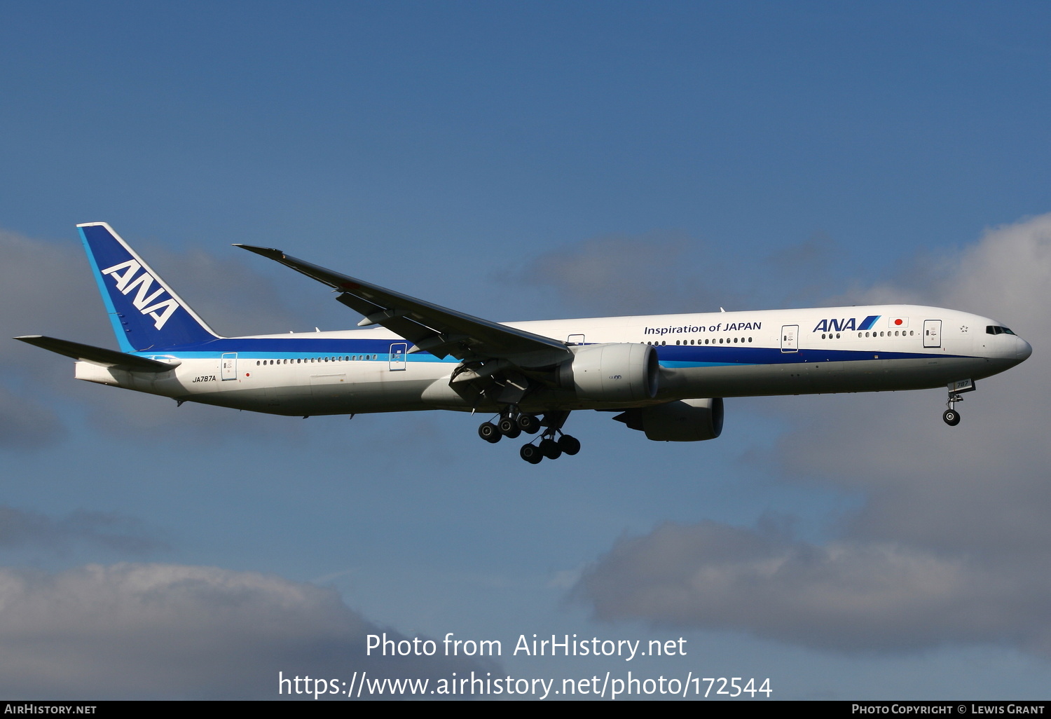 Aircraft Photo of JA787A | Boeing 777-381/ER | All Nippon Airways - ANA | AirHistory.net #172544