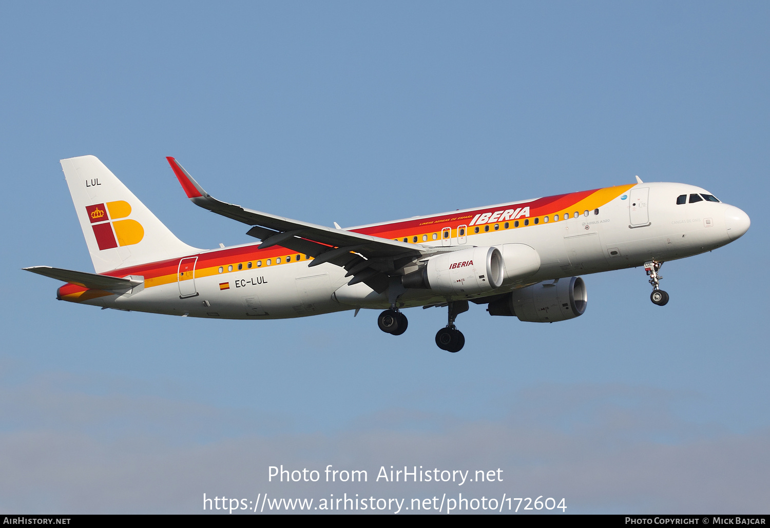 Aircraft Photo of EC-LUL | Airbus A320-216 | Iberia | AirHistory.net #172604