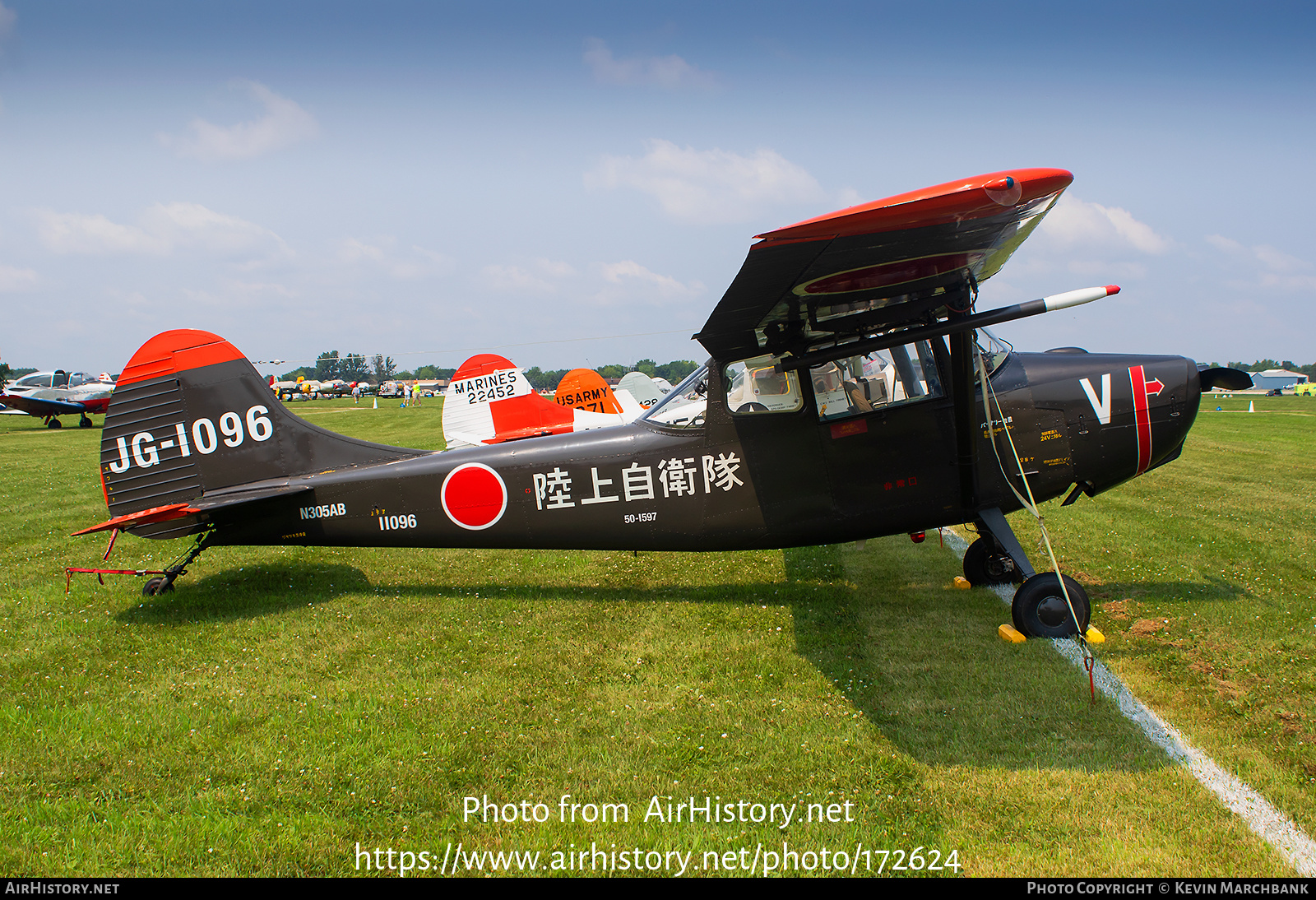 Aircraft Photo of N305AB / JG-1096 | Cessna O-1A Bird Dog | Japan - Air Force | AirHistory.net #172624