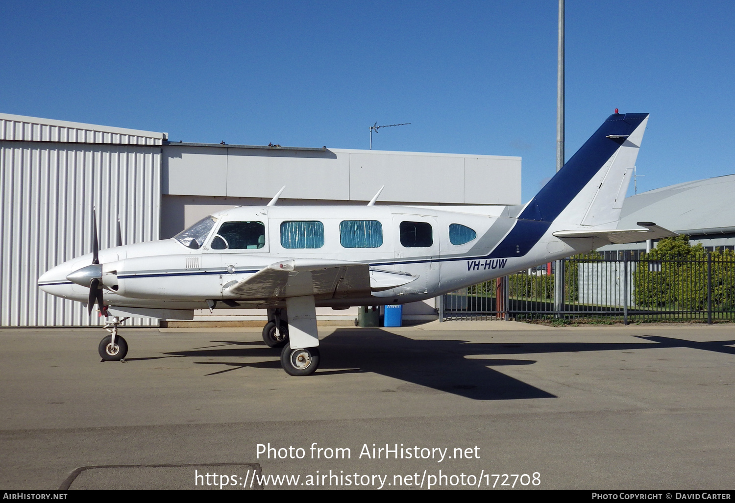 Aircraft Photo of VH-HUW | Piper PA-31-310 Navajo B | AirHistory.net #172708