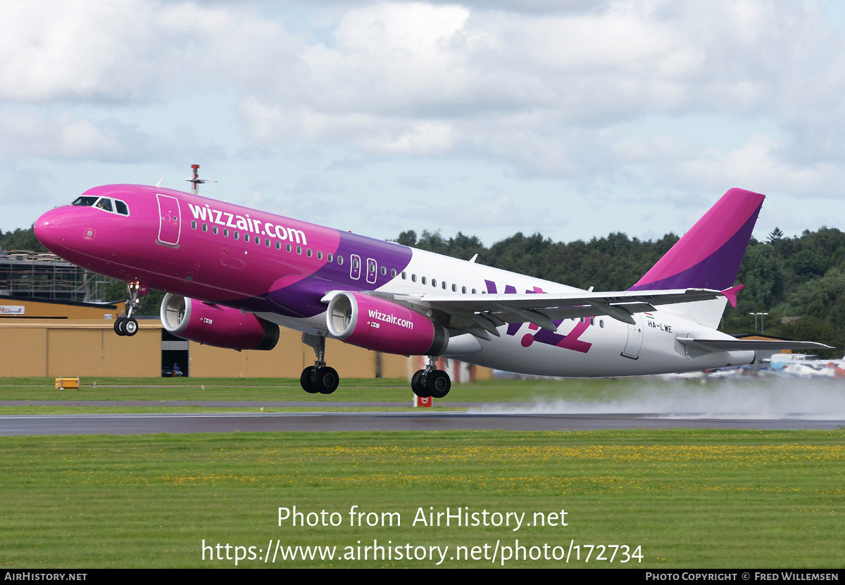 Aircraft Photo of HA-LWE | Airbus A320-232 | Wizz Air | AirHistory.net #172734