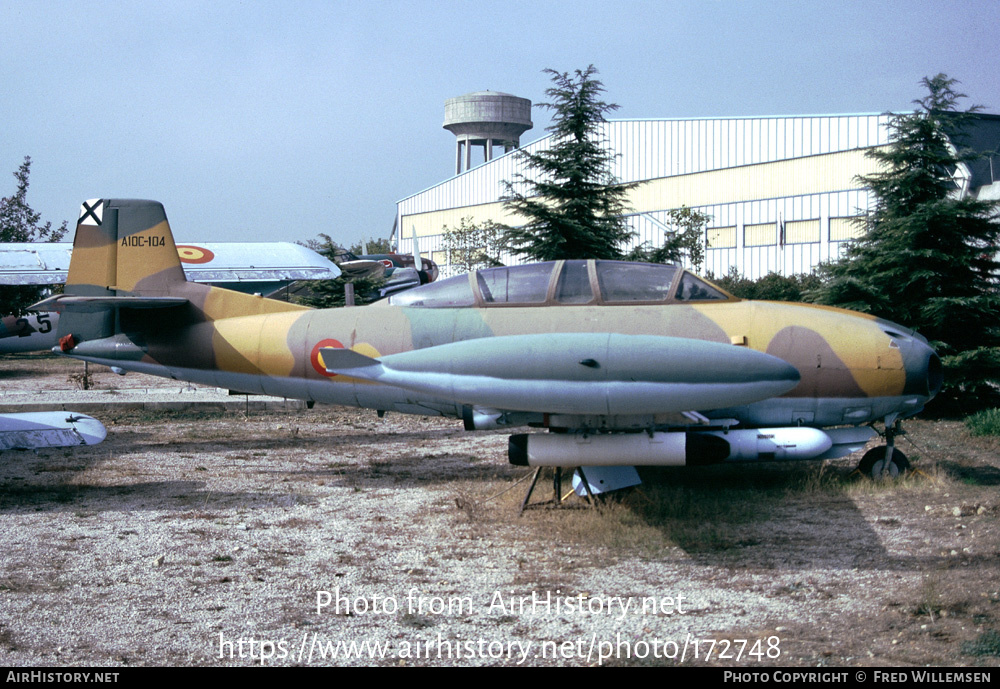 Aircraft Photo of A10C-104 | Hispano HA-220D Super Saeta | Spain - Air Force | AirHistory.net #172748