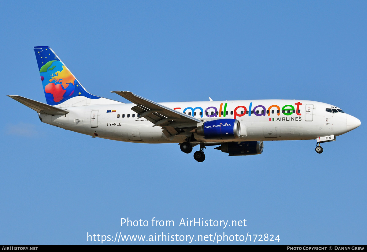 Aircraft Photo of LY-FLE | Boeing 737-3L9 | Small Planet Airlines | AirHistory.net #172824