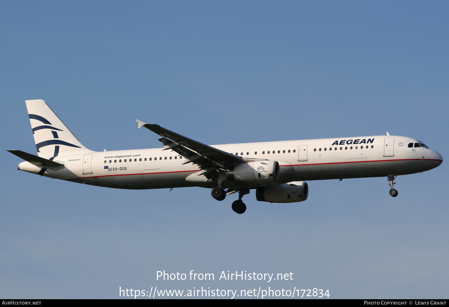 Aircraft Photo of SX-DGQ | Airbus A321-232 | Aegean Airlines | AirHistory.net #172834