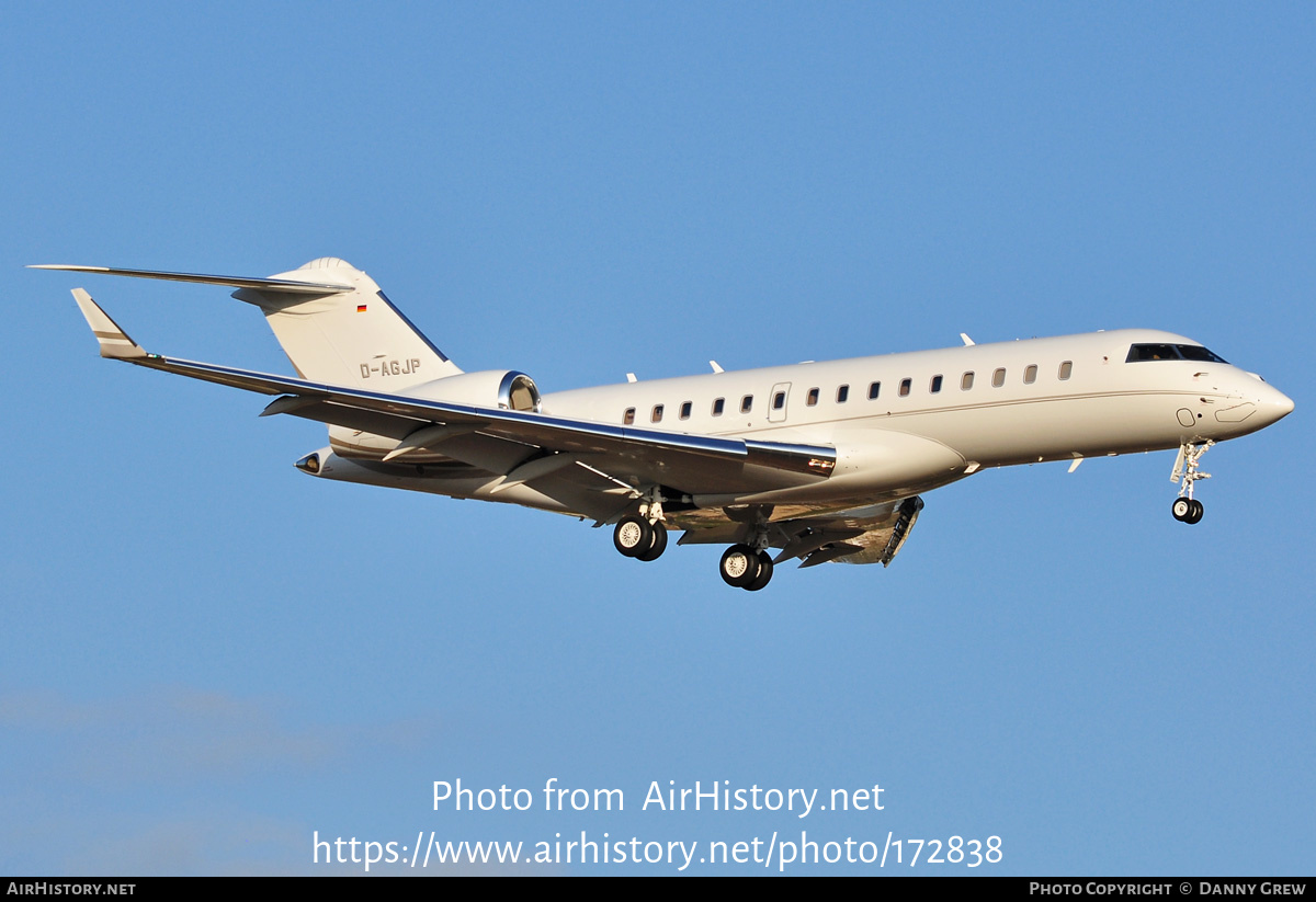 Aircraft Photo of D-AGJP | Bombardier Global 6000 (BD-700-1A10) | AirHistory.net #172838