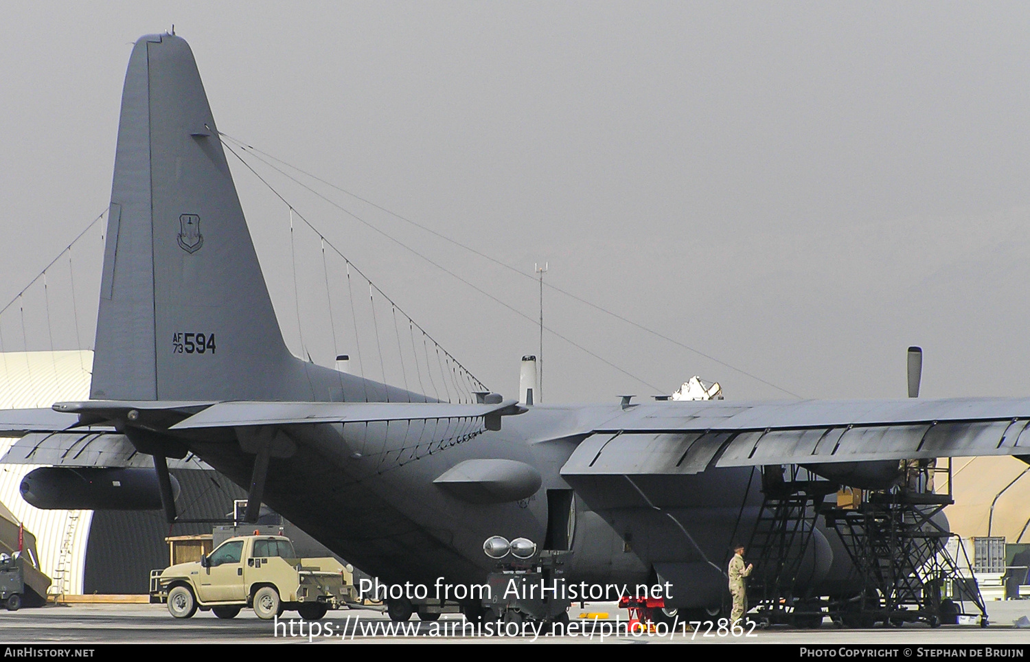 Aircraft Photo of 73-1594 / AF73-594 | Lockheed EC-130H Hercules (L-382) | USA - Air Force | AirHistory.net #172862