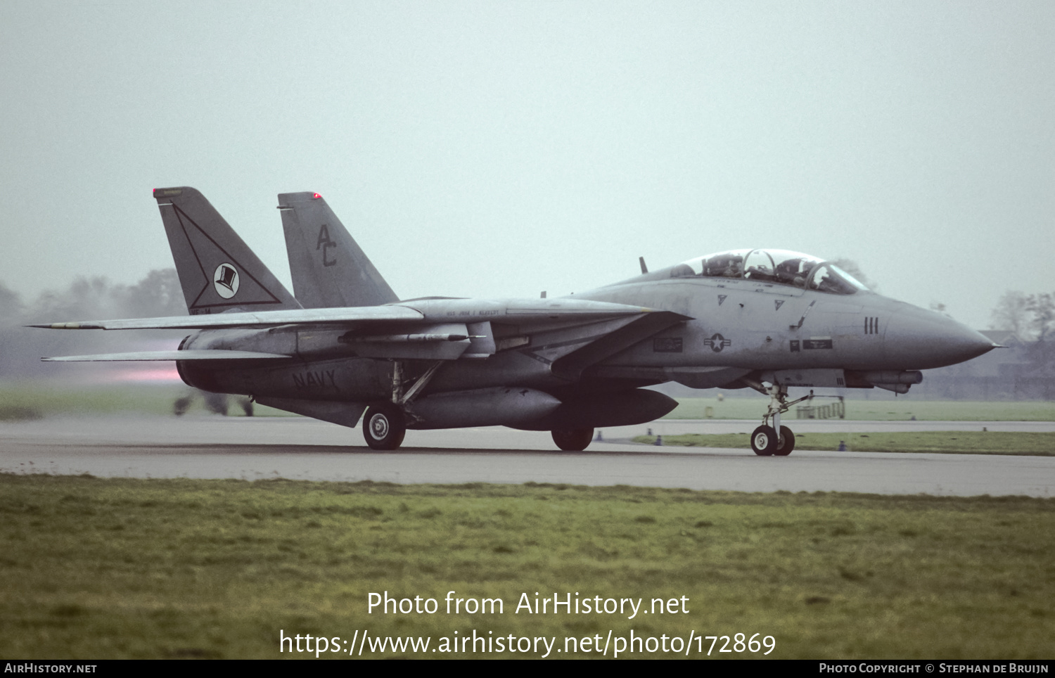 Aircraft Photo of 160917 | Grumman F-14A Tomcat | USA - Navy | AirHistory.net #172869