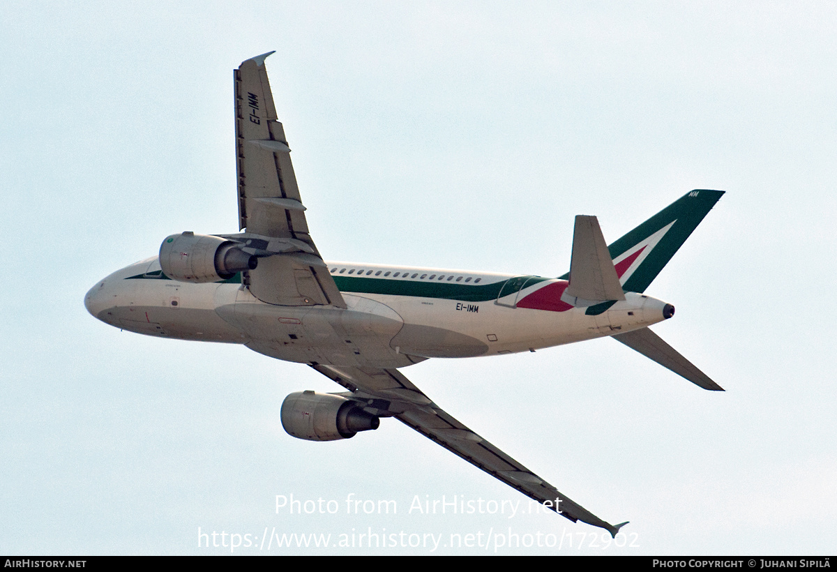 Aircraft Photo of EI-IMM | Airbus A319-111 | Alitalia | AirHistory.net #172902