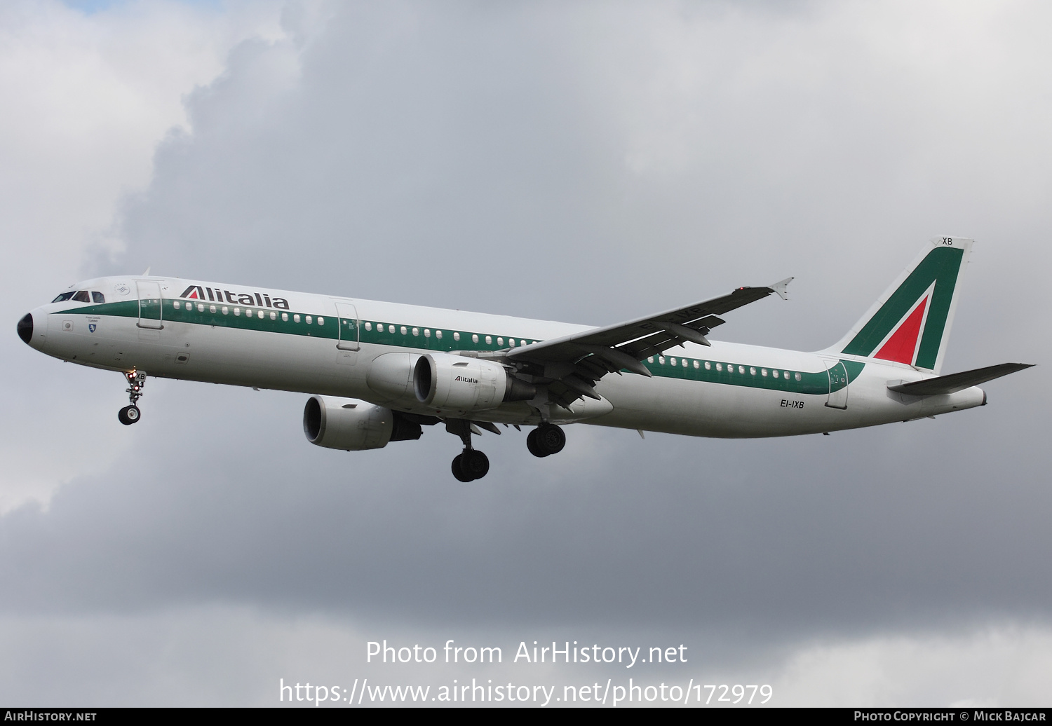 Aircraft Photo of EI-IXB | Airbus A321-112 | Alitalia | AirHistory.net #172979