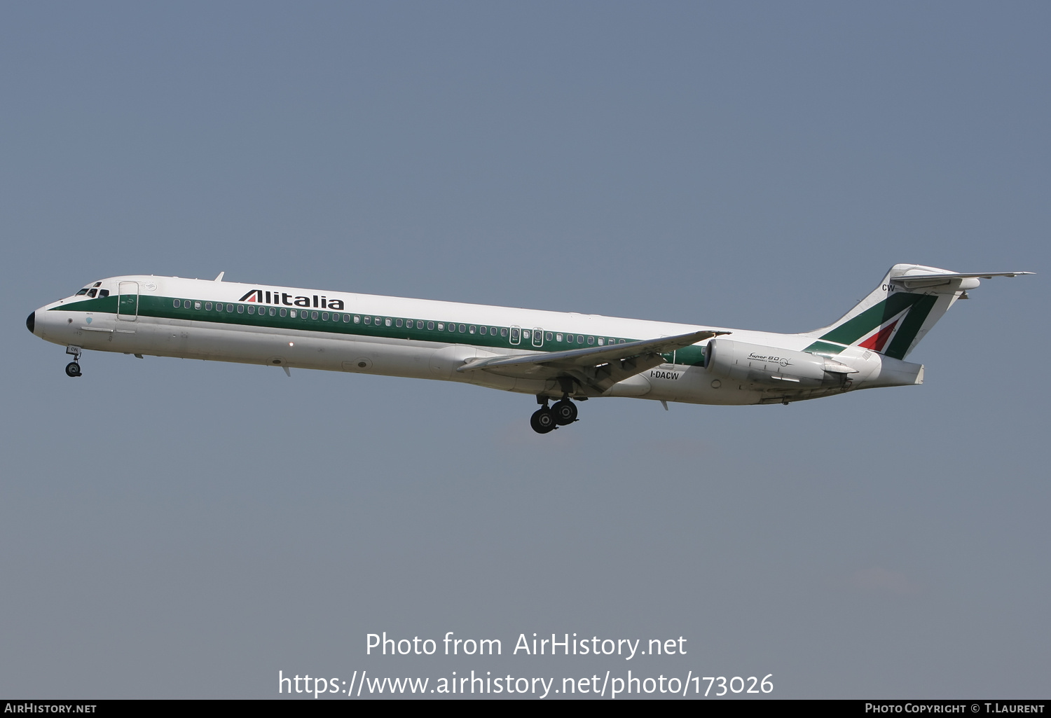 Aircraft Photo of I-DACW | McDonnell Douglas MD-82 (DC-9-82) | Alitalia | AirHistory.net #173026