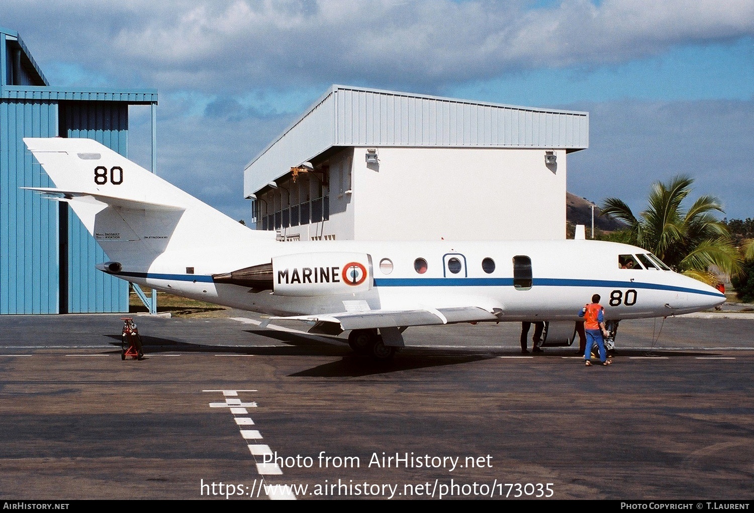 Aircraft Photo of 80 | Dassault Falcon 20G Gardian | France - Navy | AirHistory.net #173035