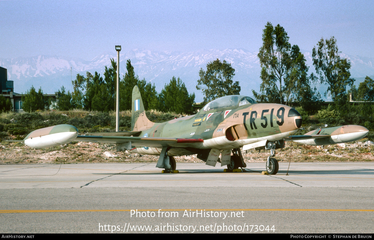 Aircraft Photo of 58519 | Lockheed T-33A | Greece - Air Force | AirHistory.net #173044