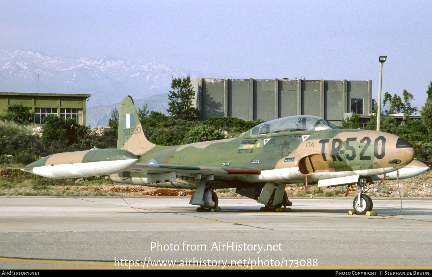 Aircraft Photo of 58520 | Lockheed T-33A | Greece - Air Force | AirHistory.net #173088