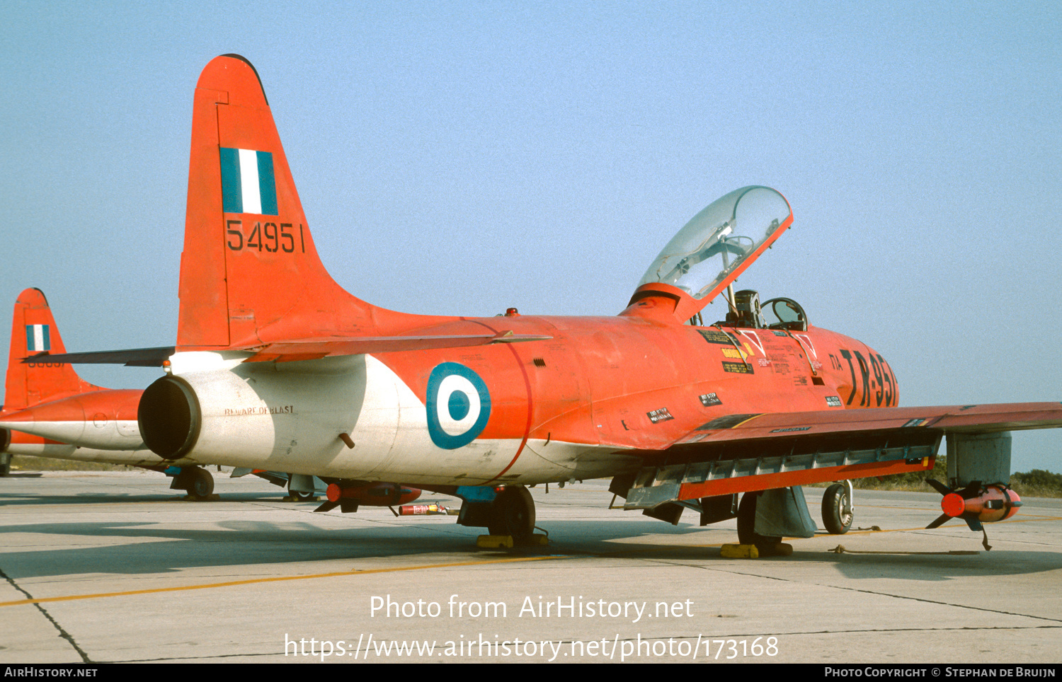 Aircraft Photo of 54951 | Lockheed T-33A | Greece - Air Force | AirHistory.net #173168