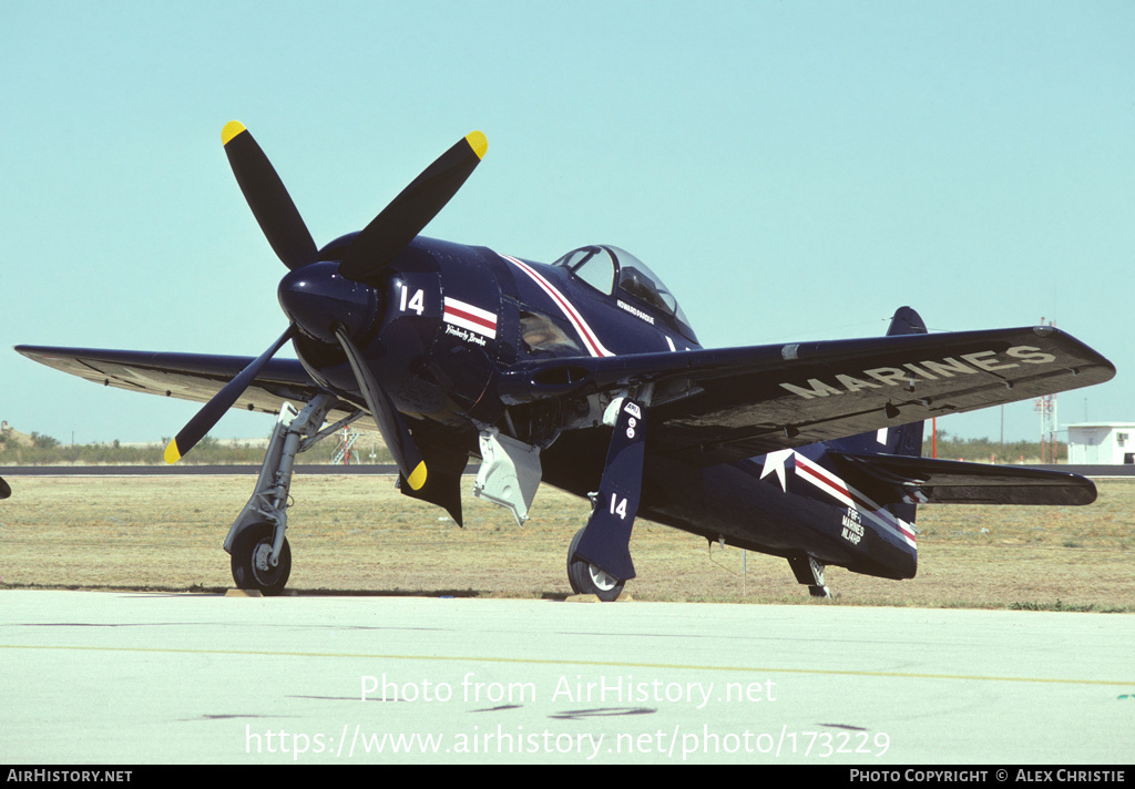 Aircraft Photo of N14HP / NL14HP / 90446 | Grumman F8F-1D Bearcat | USA - Marines | AirHistory.net #173229