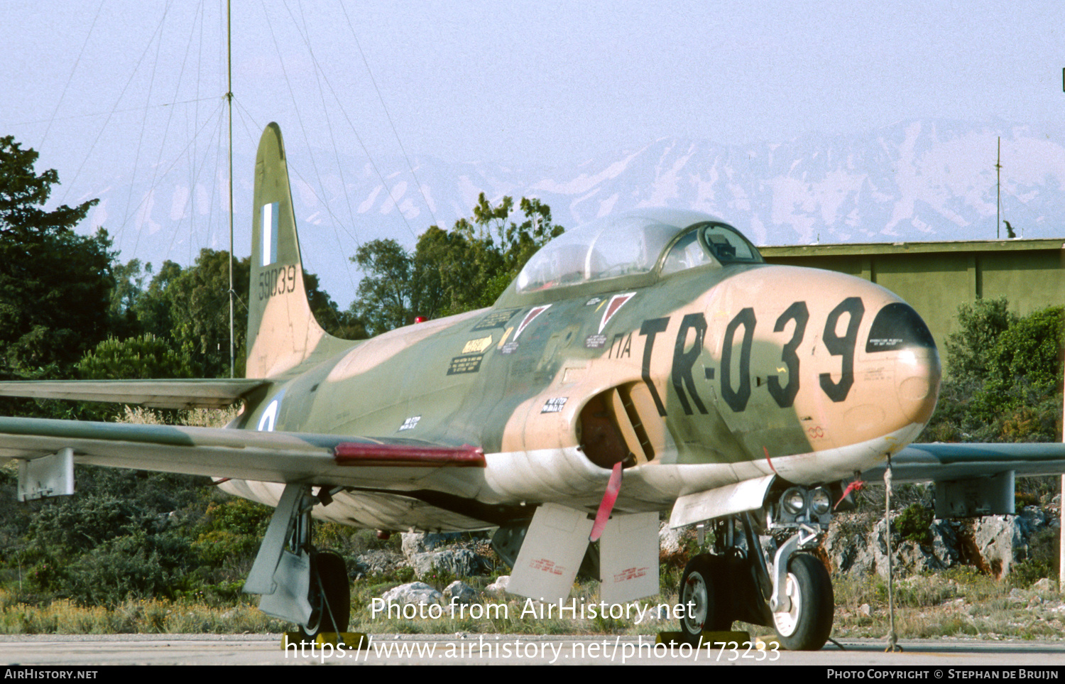 Aircraft Photo of 59039 | Lockheed T-33A | Greece - Air Force | AirHistory.net #173233