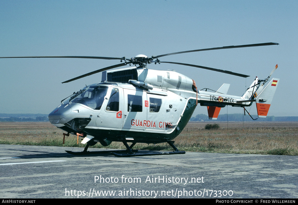 Aircraft Photo of HU22-3 | Eurocopter-Kawasaki BK-117A-3 | Spain - Guardia Civil | AirHistory.net #173300