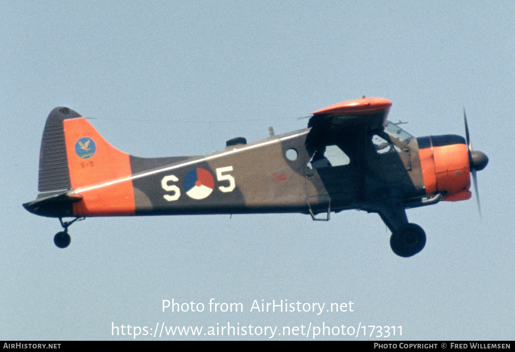 Aircraft Photo of S-5 | De Havilland Canada U-6A Beaver | Netherlands - Air Force | AirHistory.net #173311