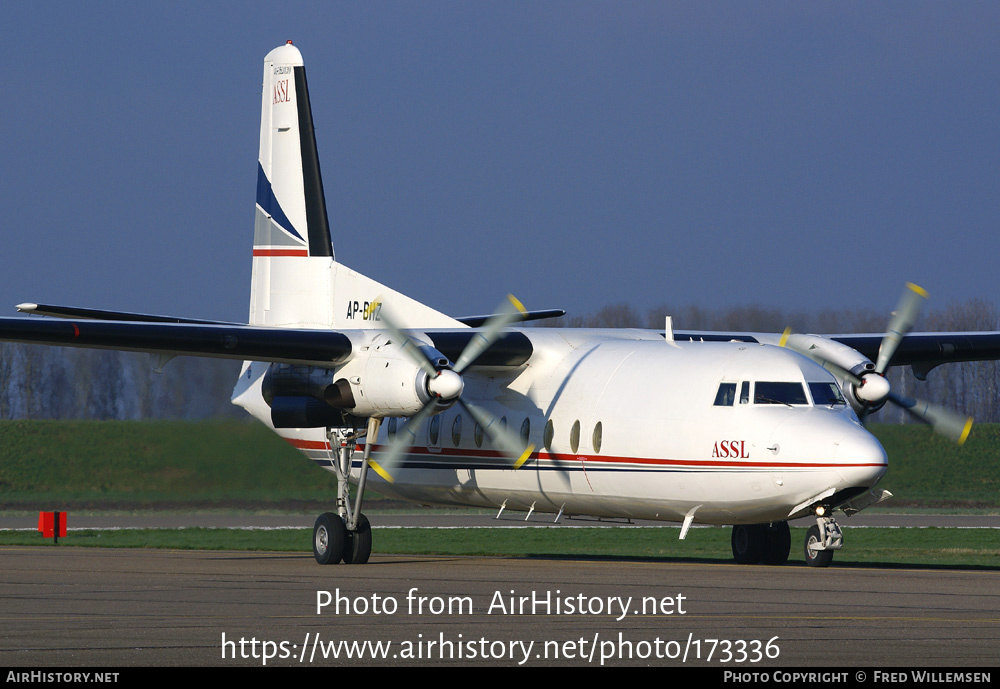 Aircraft Photo of AP-BHZ | Fokker F27-500 Friendship | ASSL - Aircraft Sales and Services | AirHistory.net #173336