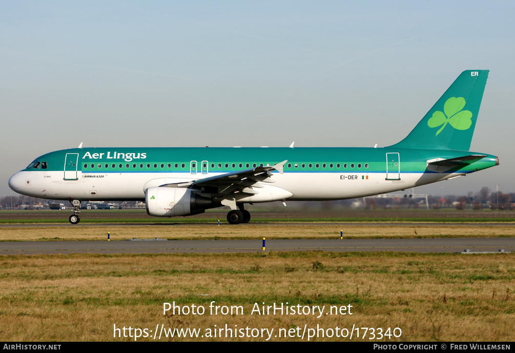 Aircraft Photo of EI-DER | Airbus A320-214 | Aer Lingus | AirHistory.net #173340