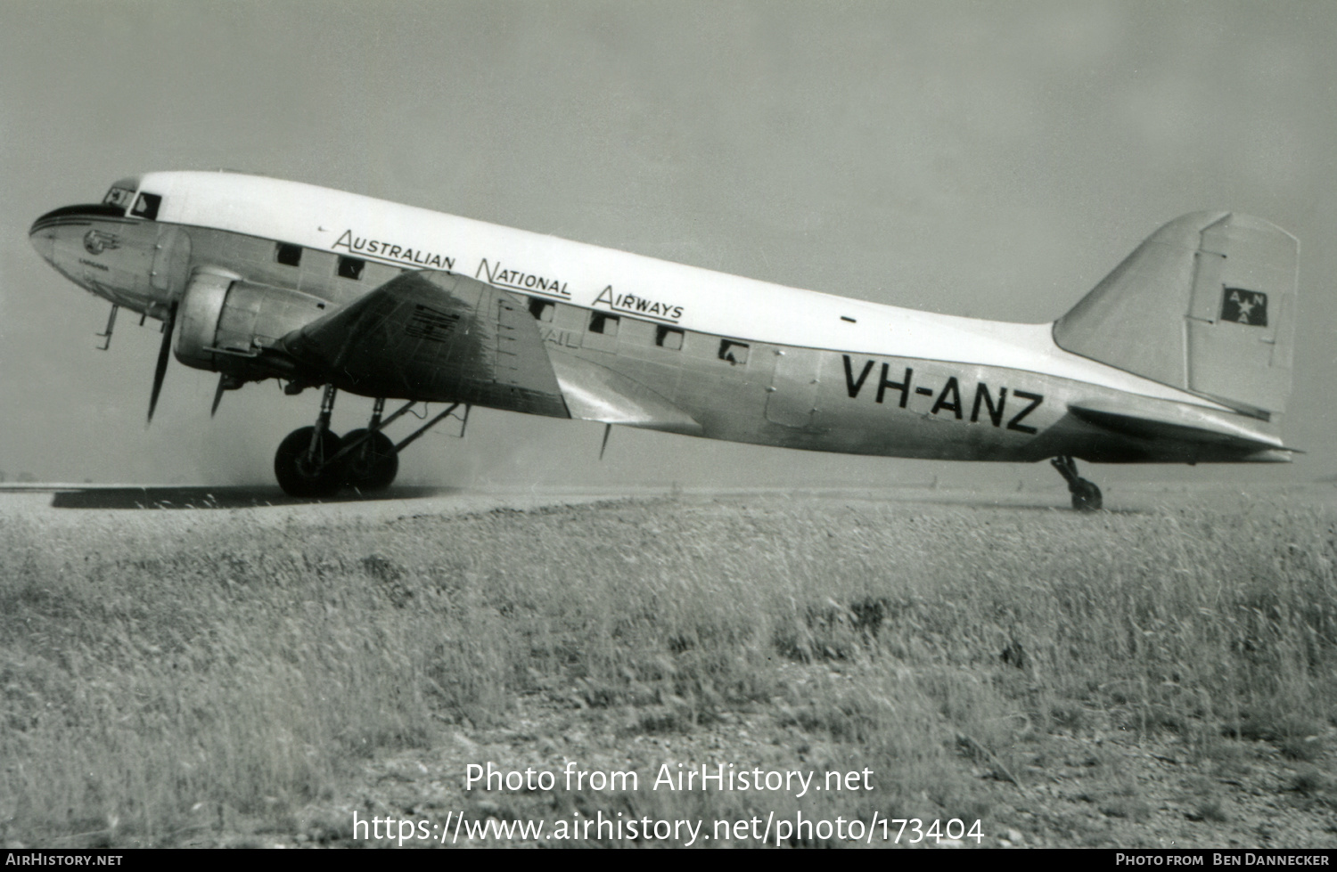 Aircraft Photo of VH-ANZ | Douglas DC-3-G202A | Australian National Airways - ANA | AirHistory.net #173404