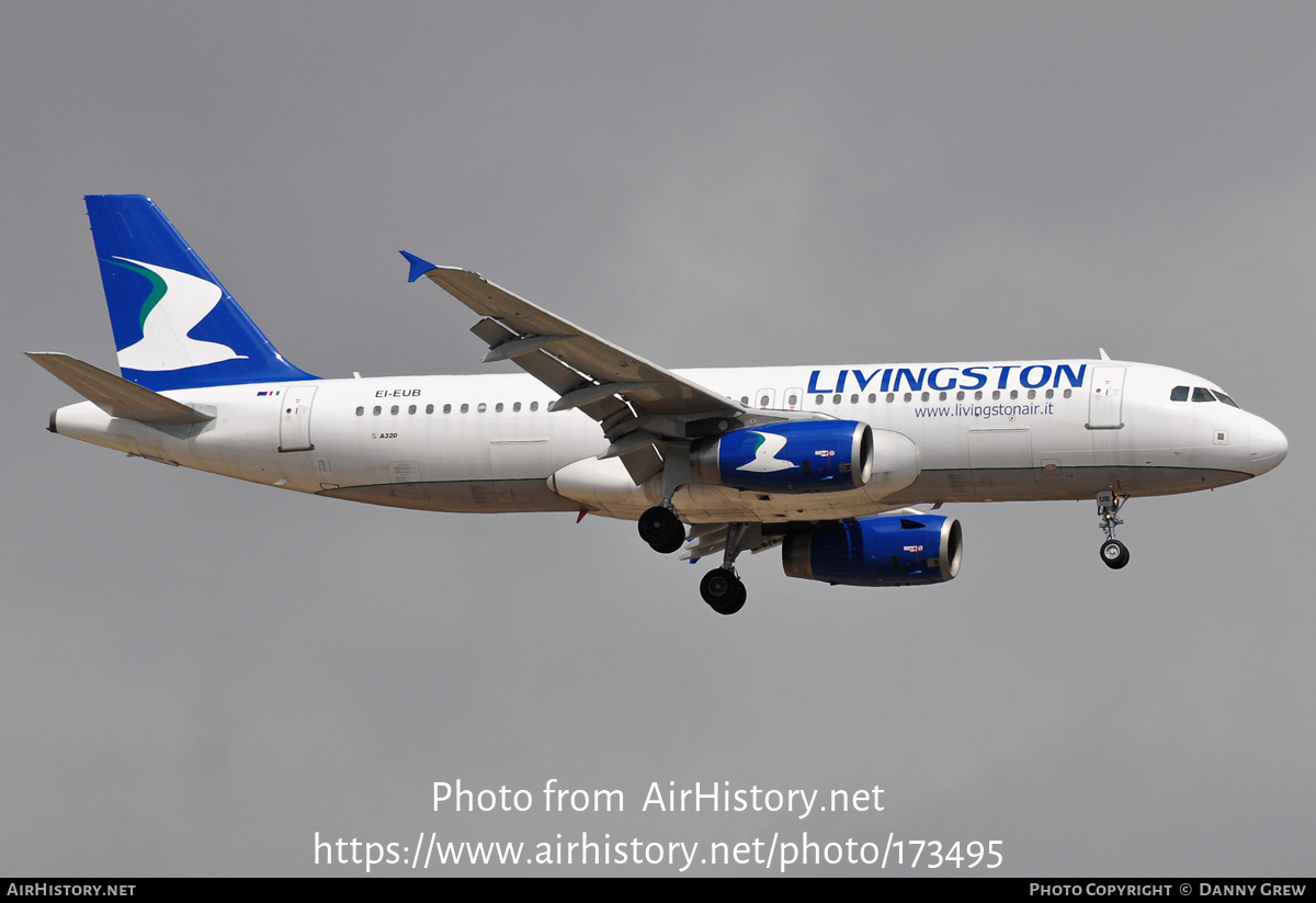 Aircraft Photo of EI-EUB | Airbus A320-232 | Livingston Air | AirHistory.net #173495