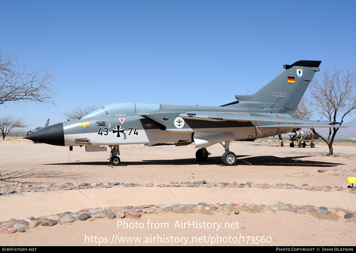 Aircraft Photo of 4374 | Panavia Tornado IDS | Germany - Navy | AirHistory.net #173560