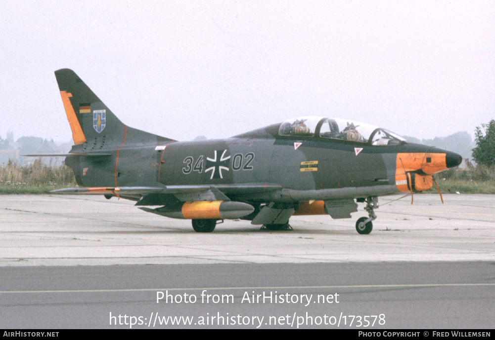 Aircraft Photo of 3402 | Fiat G-91T/3 | Germany - Air Force | AirHistory.net #173578