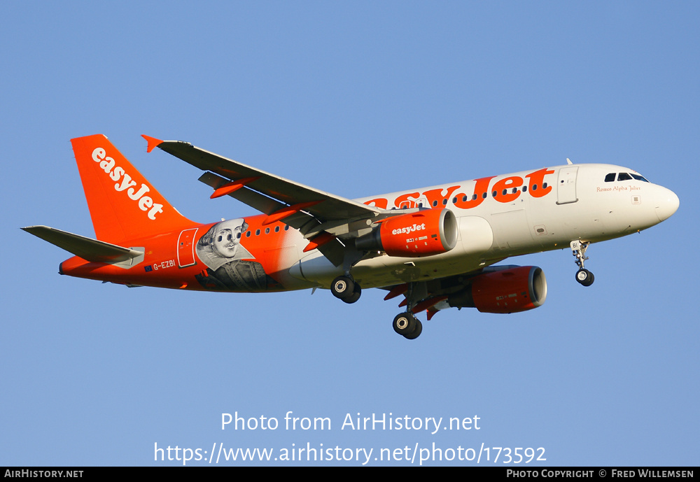 Aircraft Photo of G-EZBI | Airbus A319-111 | EasyJet | AirHistory.net #173592