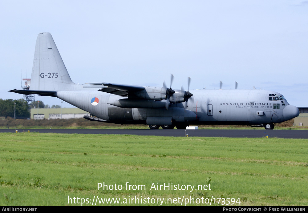 Aircraft Photo of G-275 | Lockheed C-130H-30 Hercules (L-382) | Netherlands - Air Force | AirHistory.net #173594